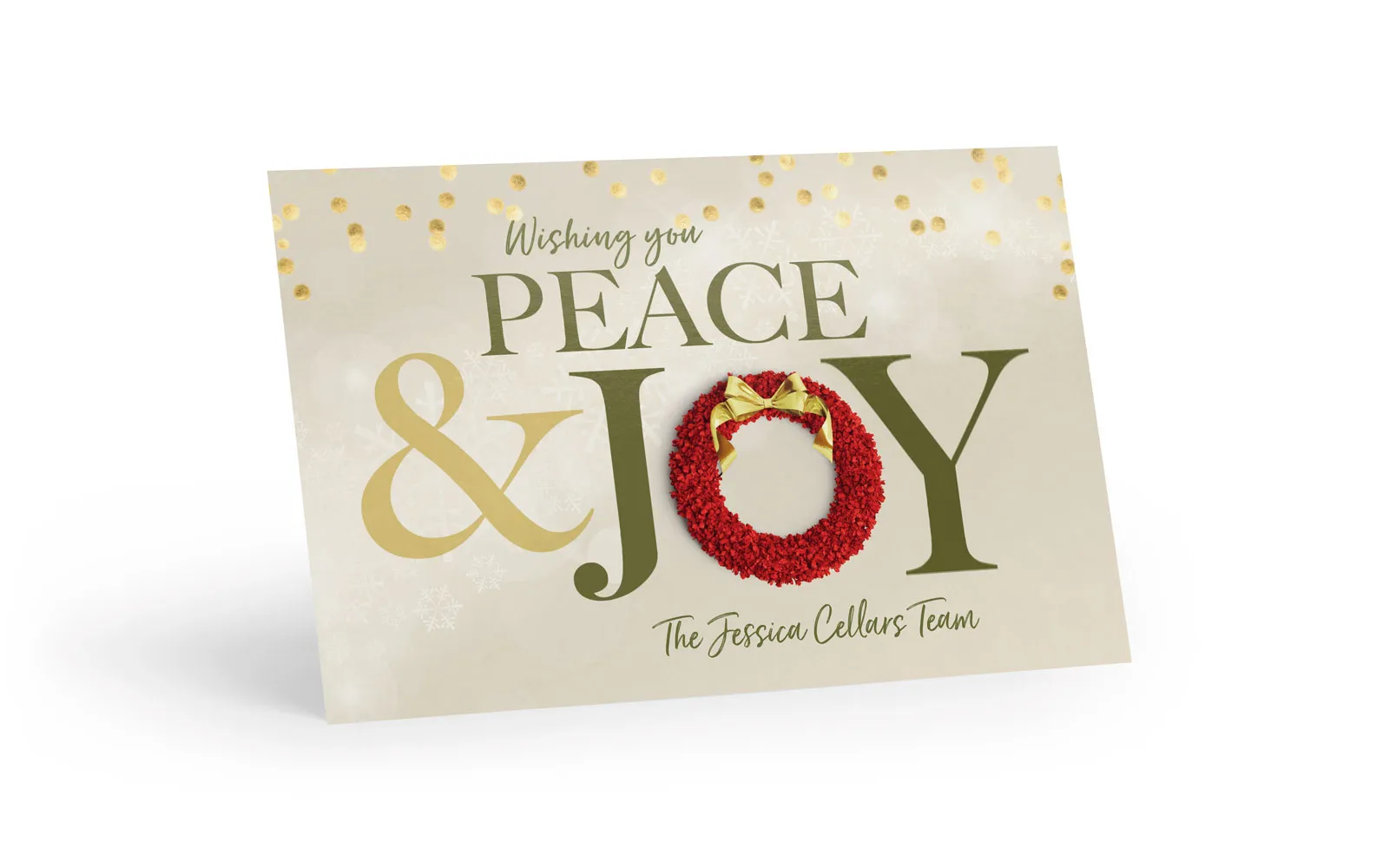Seasonal Postcard -  Peace & Joy