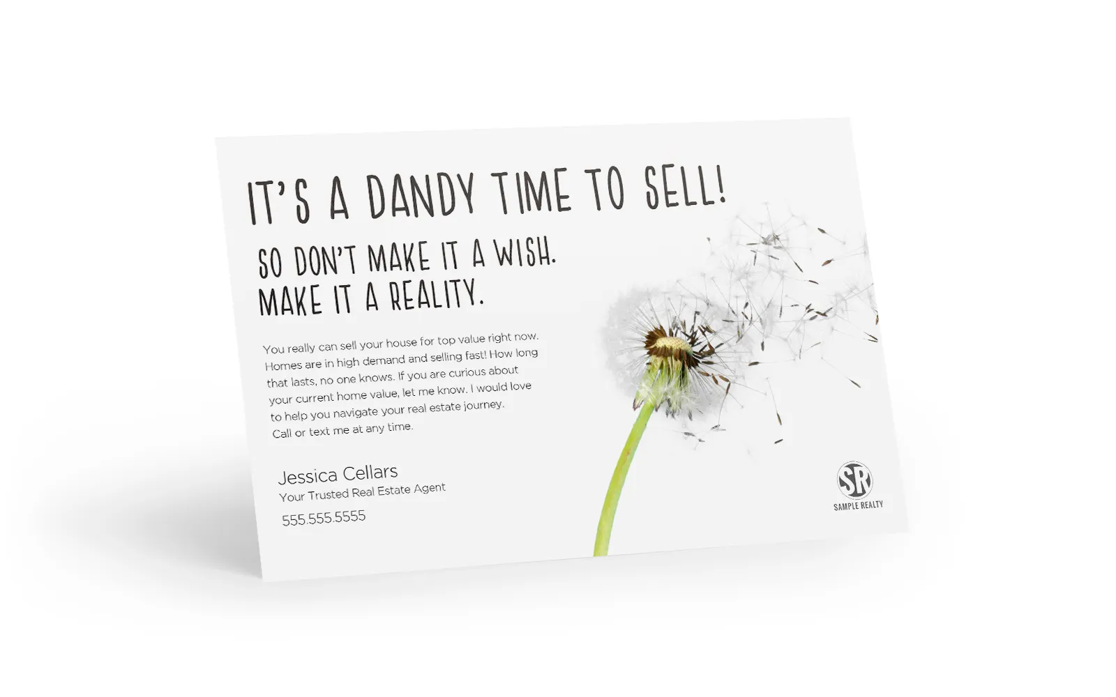 Bright Side Postcard - Dandy Time To Sell