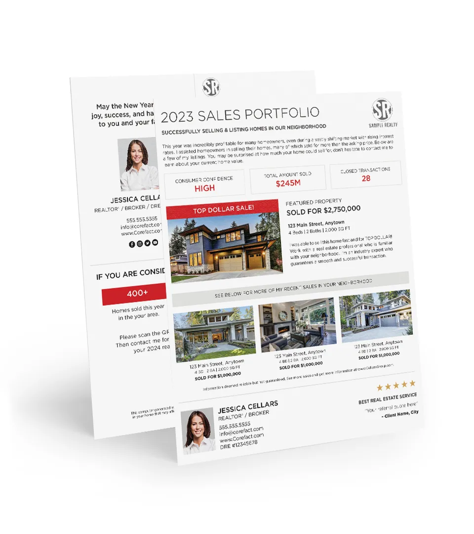  Sales Portfolio 2023 - Flat Mailer  - Showcase