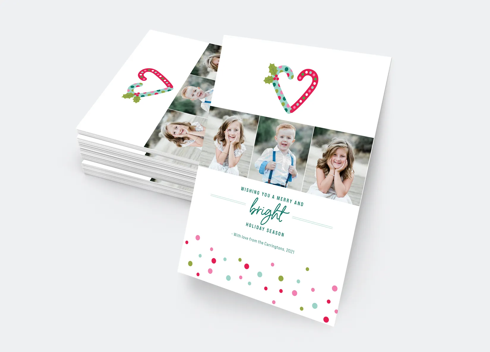 Holiday Photo Card - Merry and Bright (Mailer)