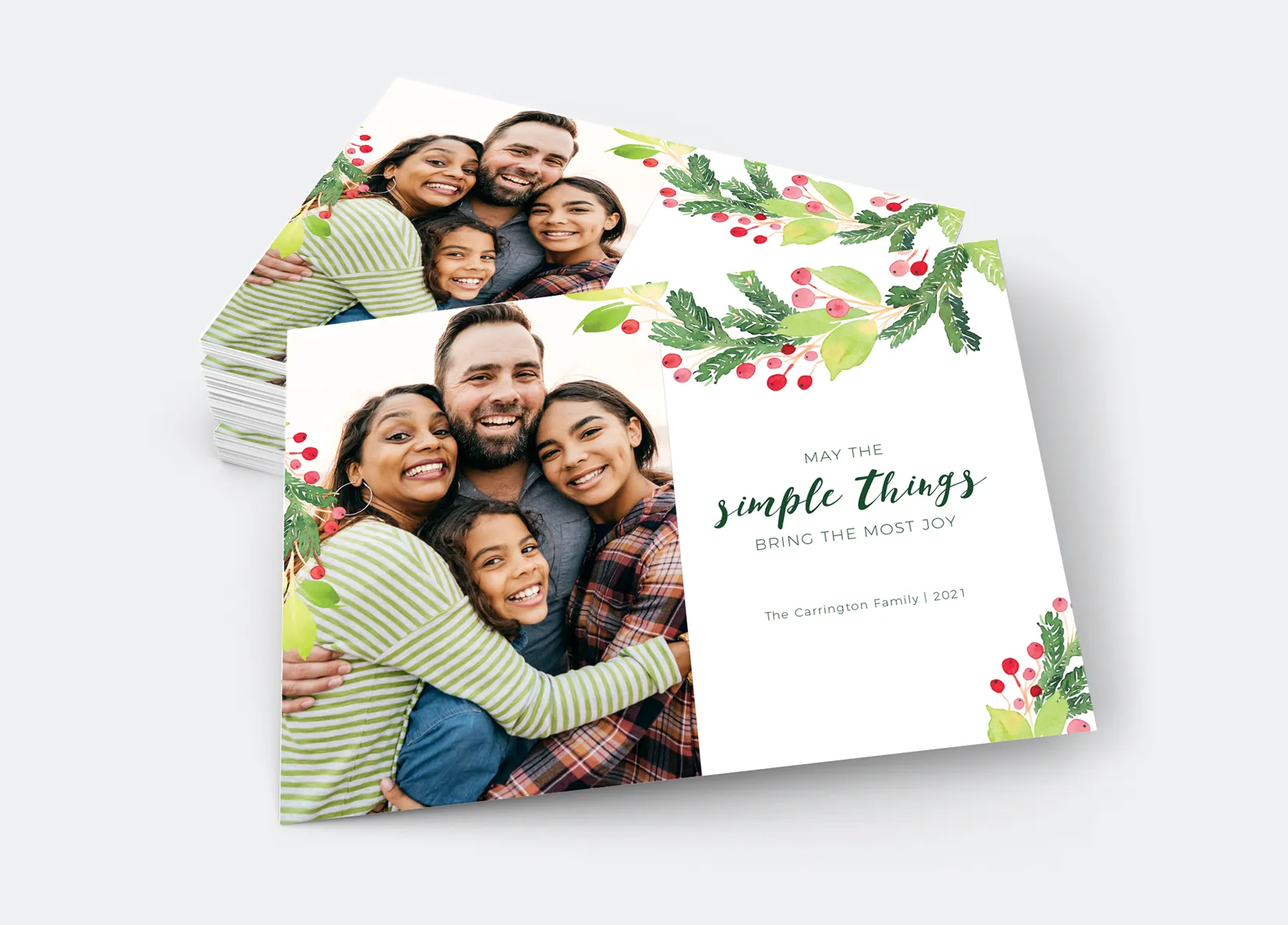Holiday Photo Card - Simple Things (Mailer)