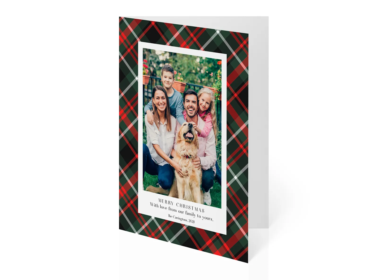 Holiday  Photo Note Card -  Merry Christmas (Print Only)