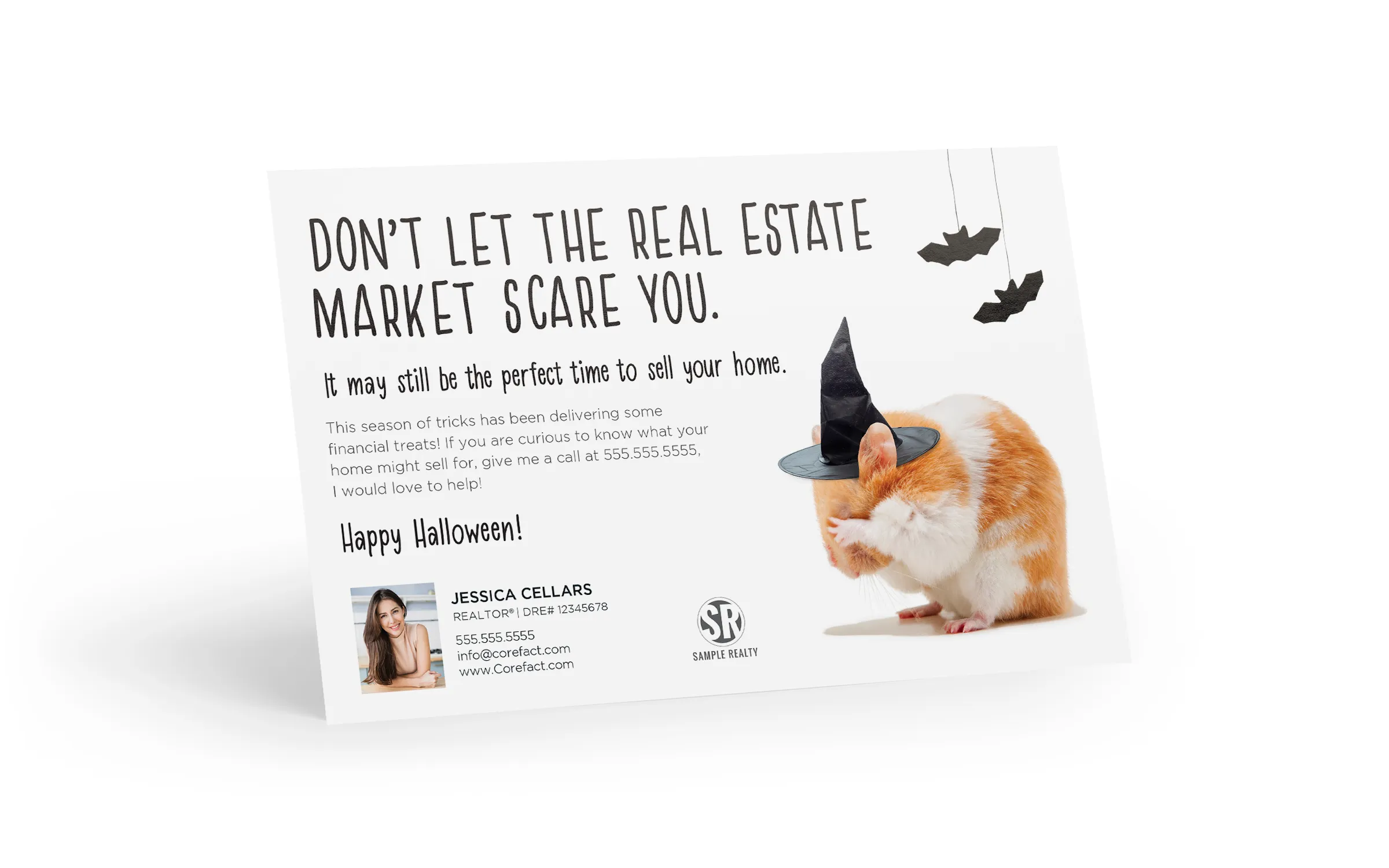 Bright Side Postcard - Halloween Financial Treats