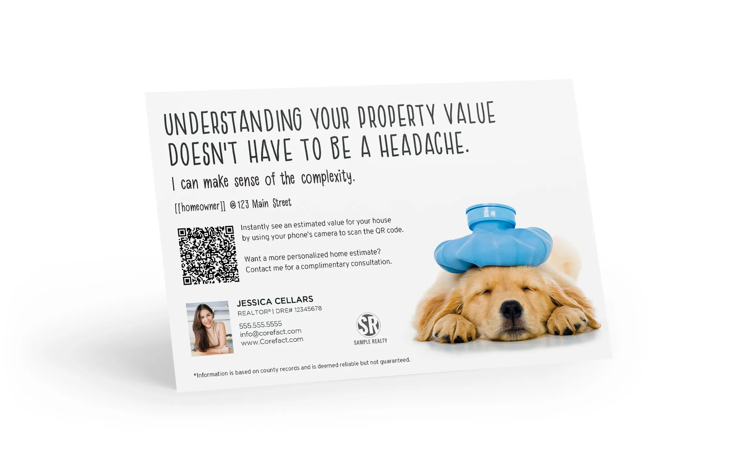 Bright Side Postcard- Home Estimate QR Code - Property Value