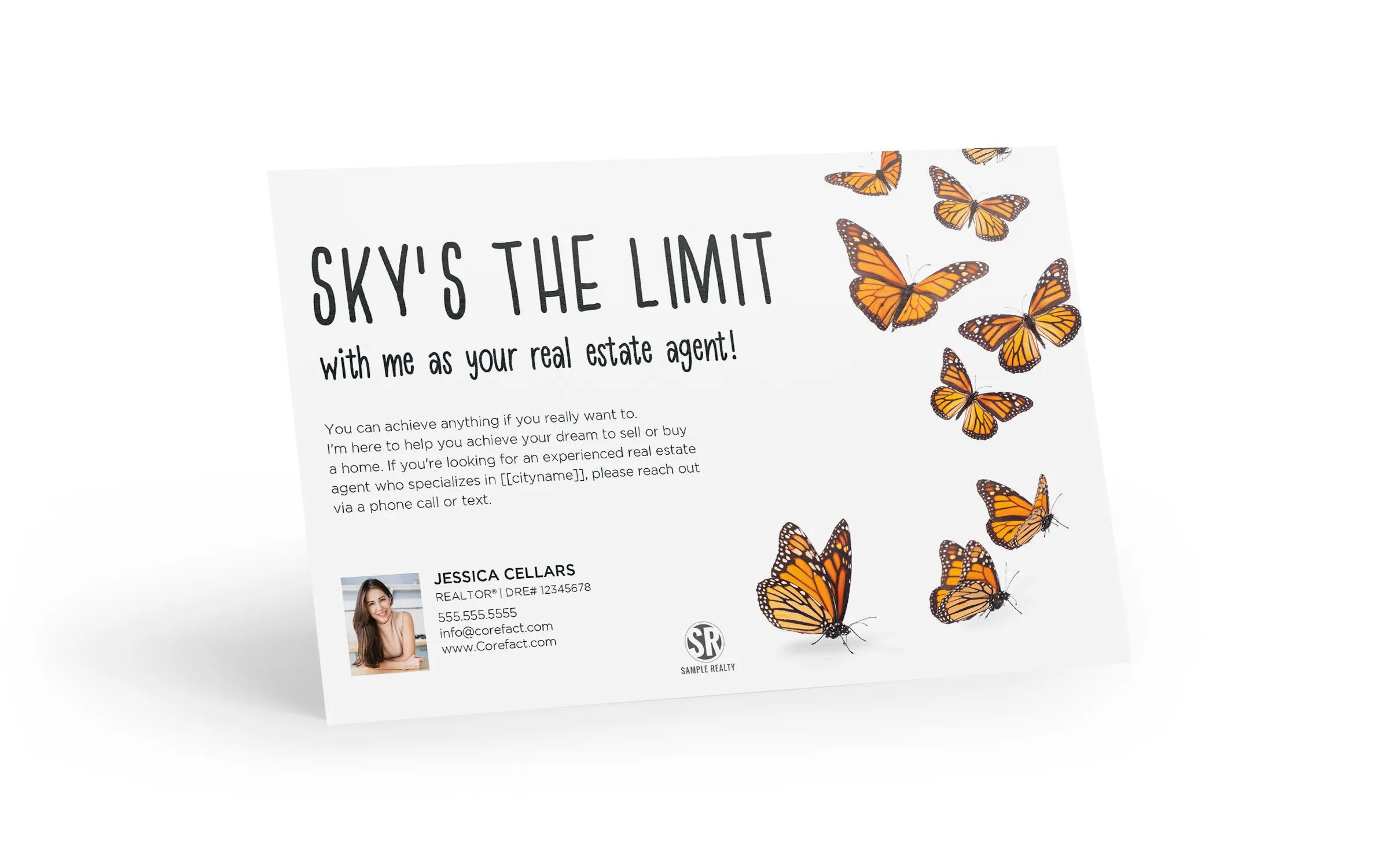 Bright Side Postcard - Summer - Sky's The Limit