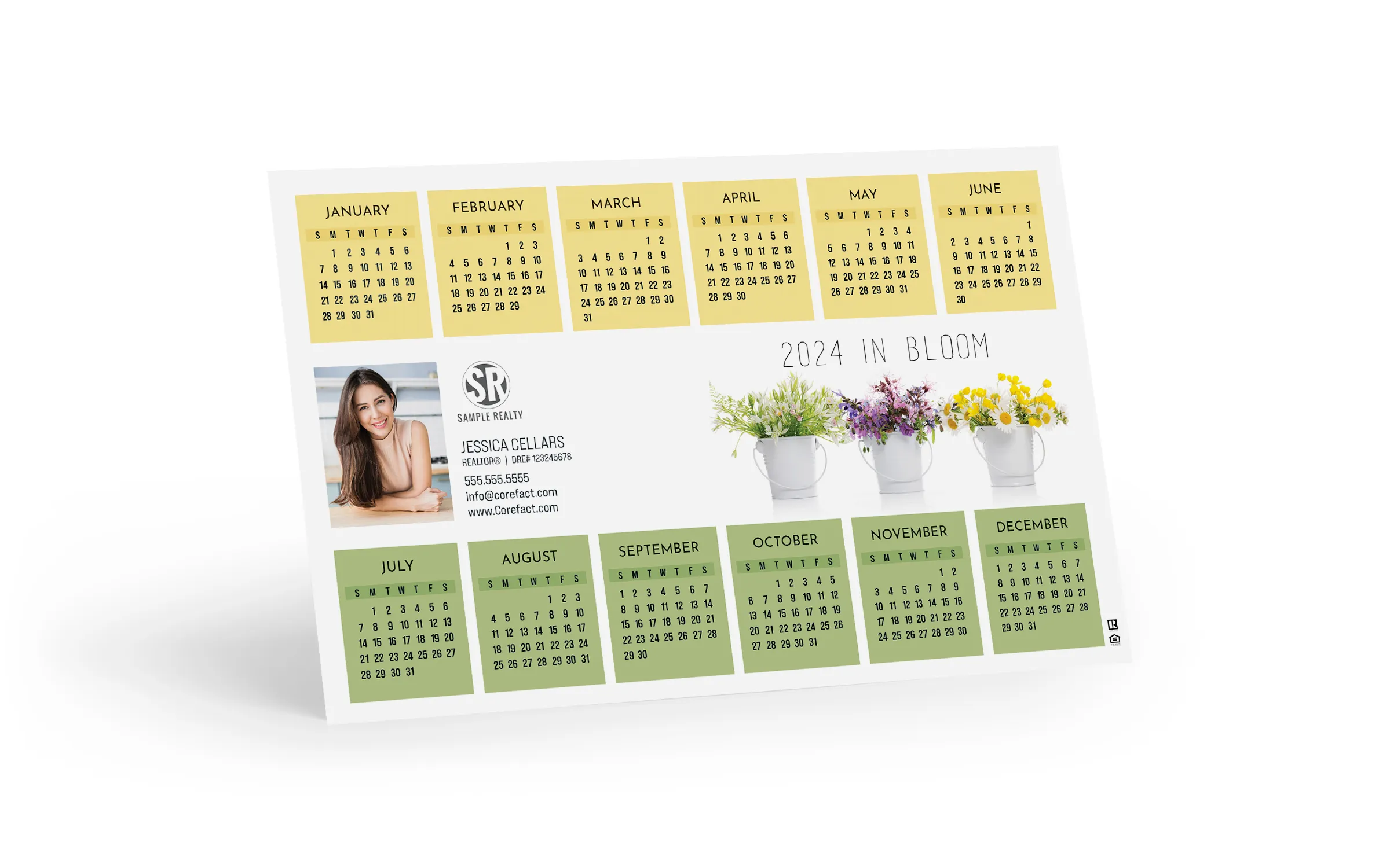 Calendar  Postcard  2024-In Bloom