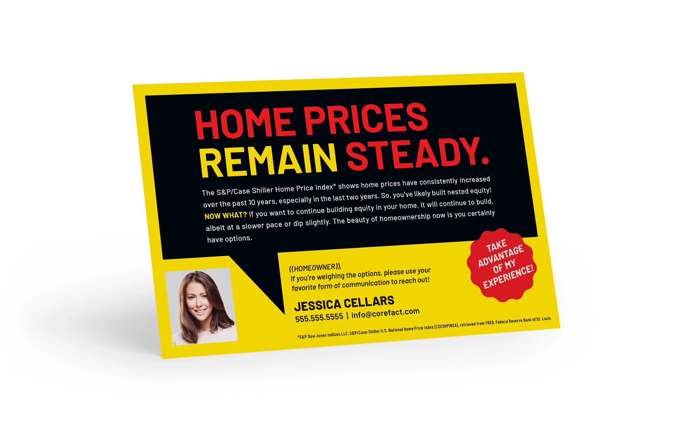 Market Shift Postcard - Steady Home Prices