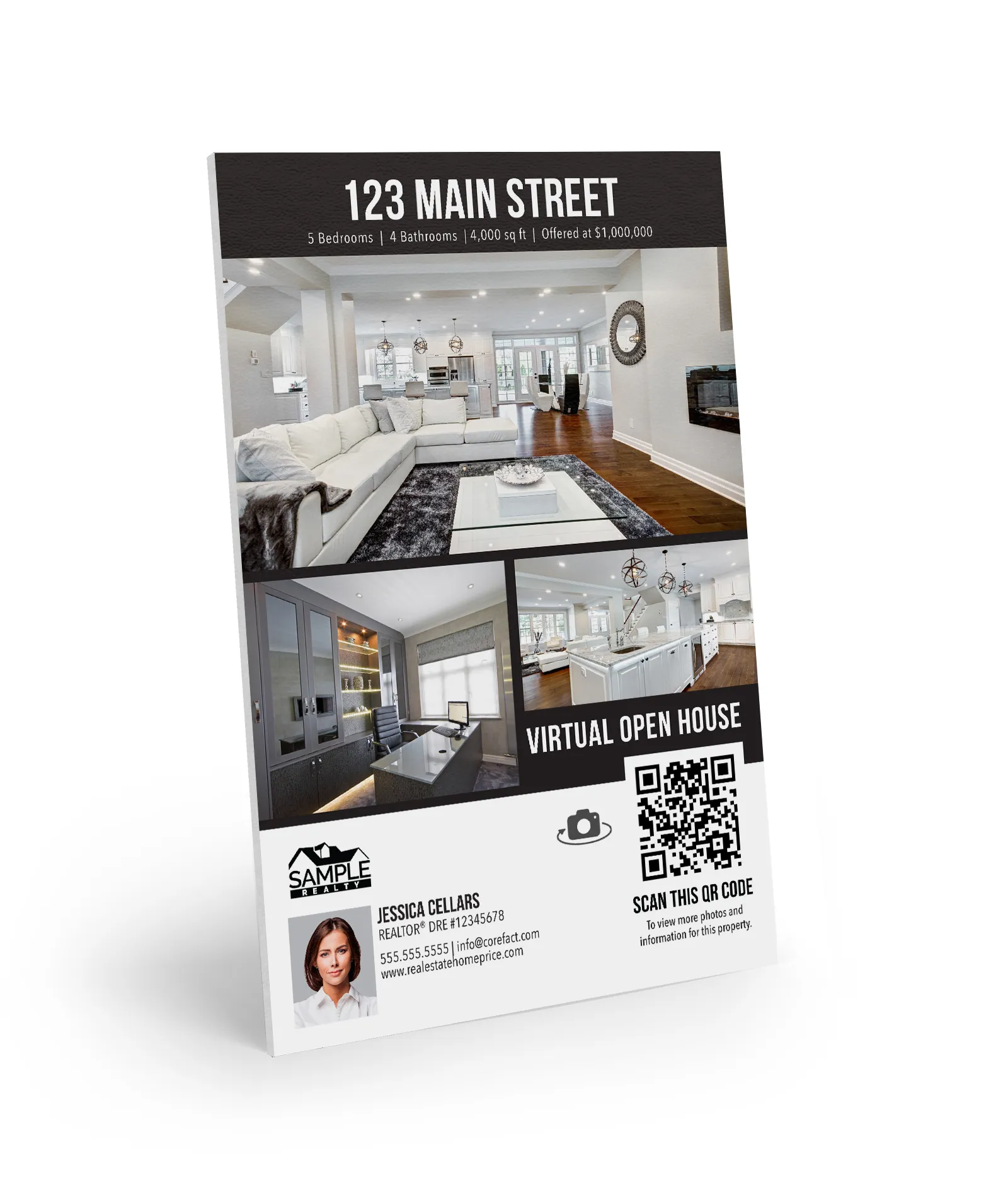 Property Flyer Sign- Modern Bold Collection