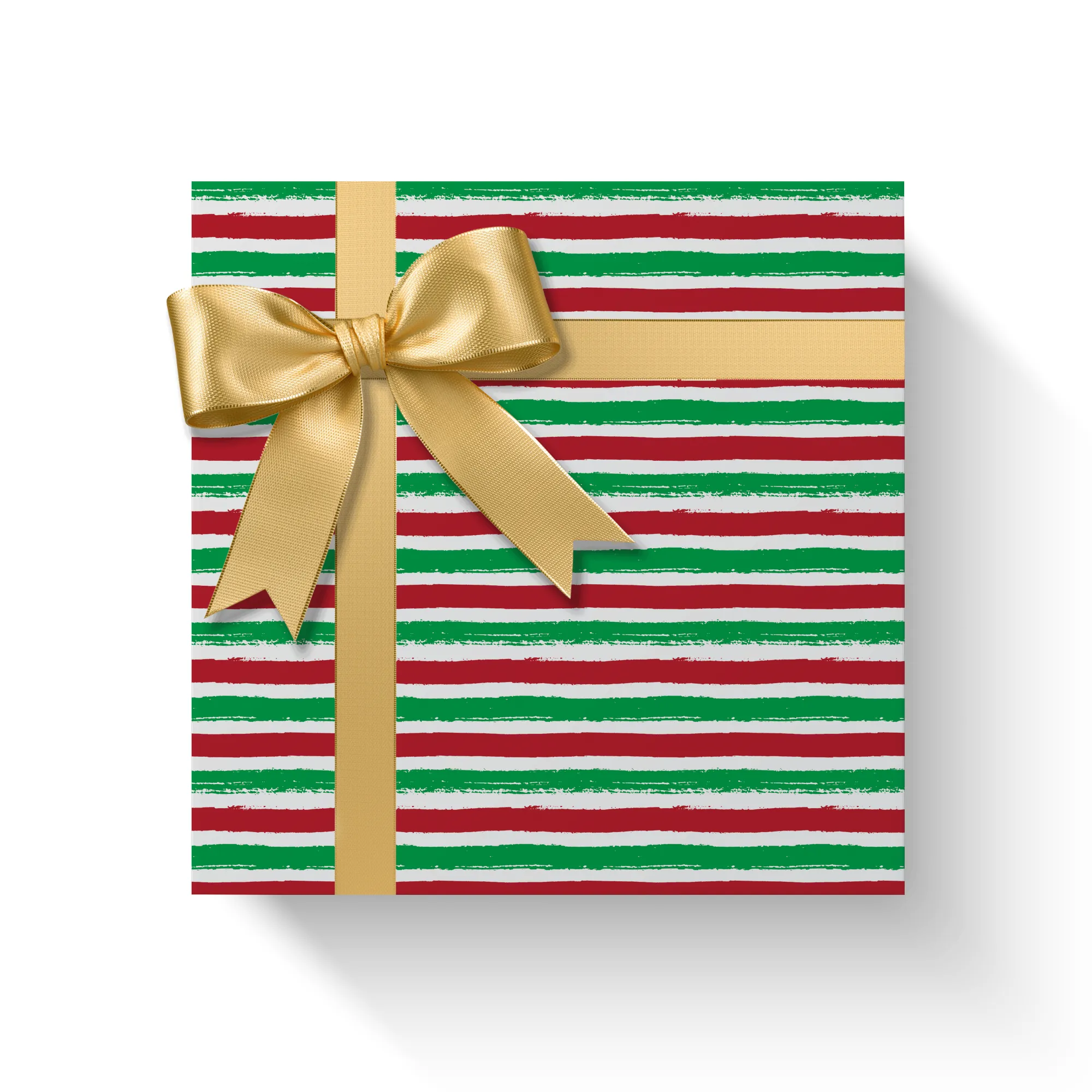 Wrapping Paper Sheets - Christmas Stripe