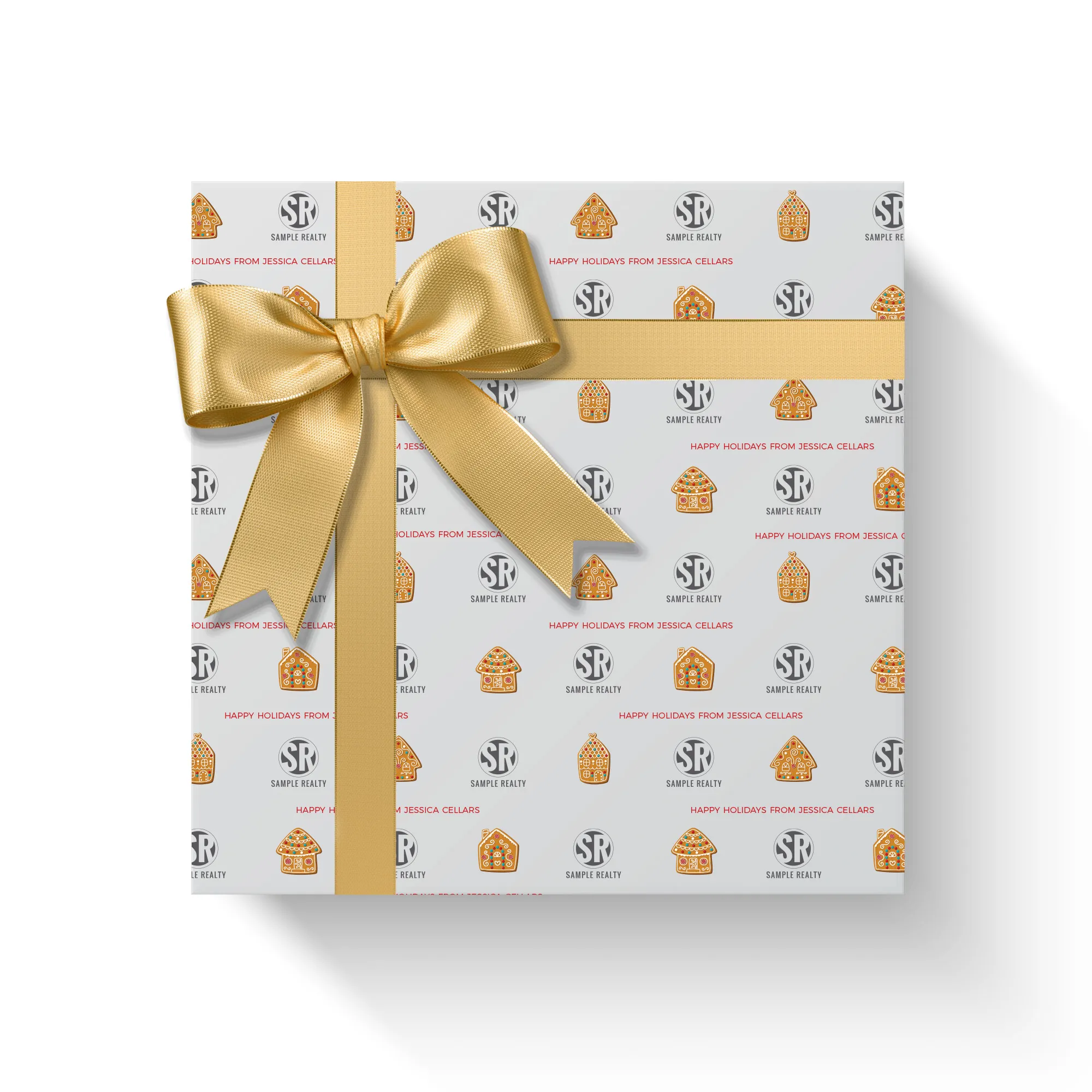 Wrapping Paper Sheets - Logo Ginger Houses
