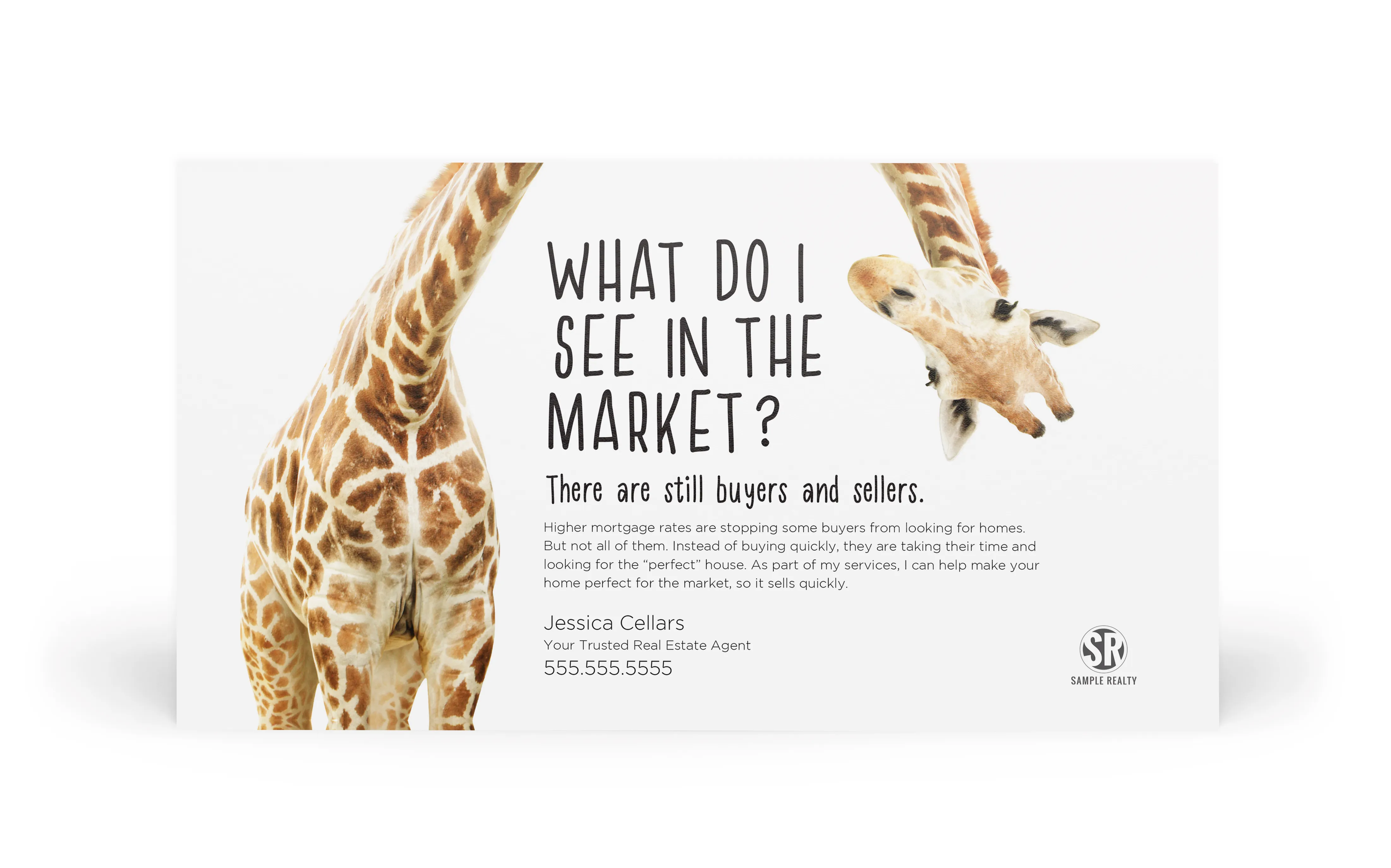 EDDM Postcard  - Market Shift - Bright Side - Insightful Giraffe