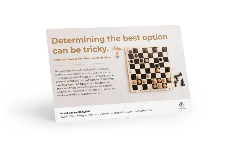 Short Sale Postcard - Chess