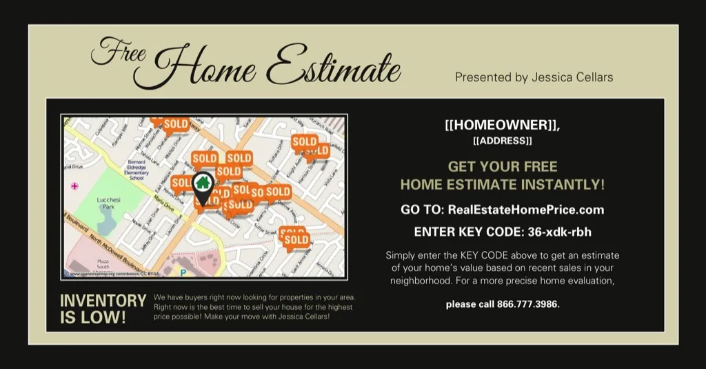 Home Estimate Postcard - Map 06