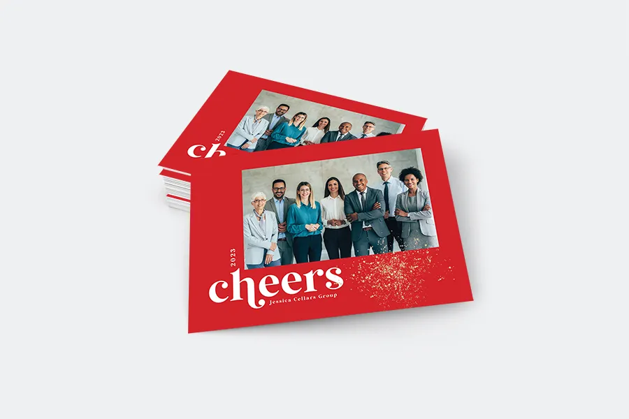 Holiday Photo Card - Cheers (Mailer)