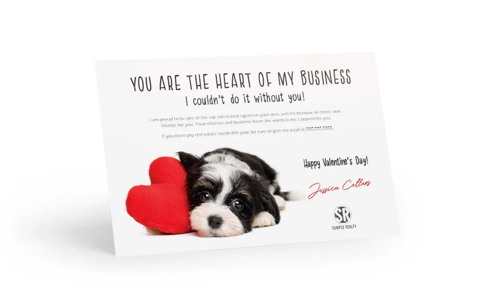 Bright Side Postcard - Heart of Business