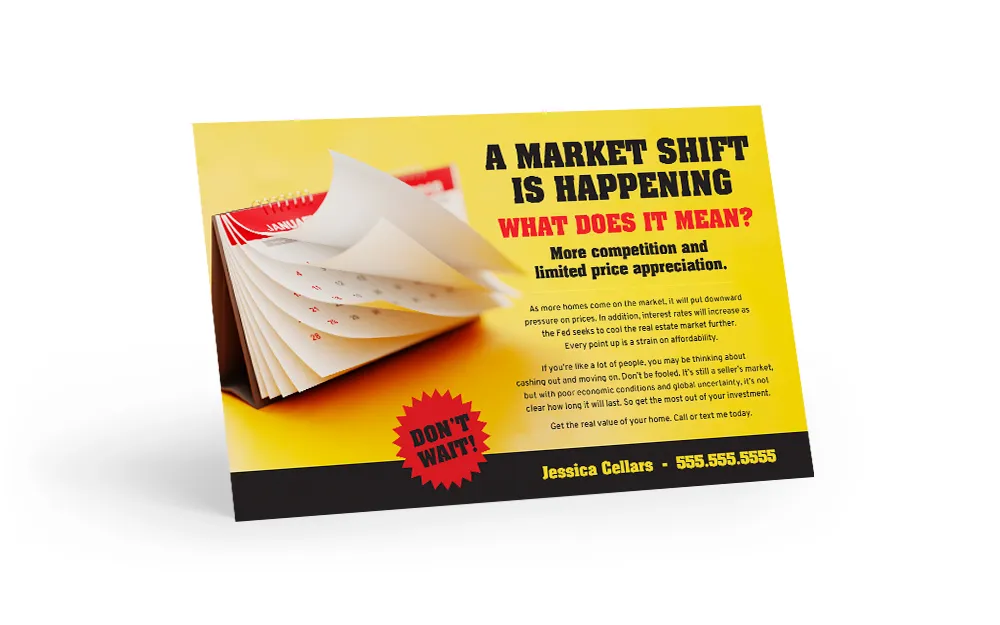 Market Shift Postcard-What Does It Mean