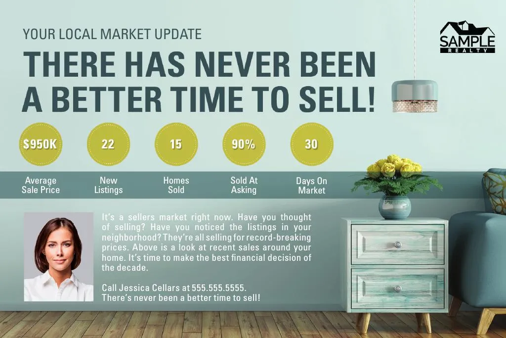 Market Update Postcard <br> Better Time To Sell (Manual)