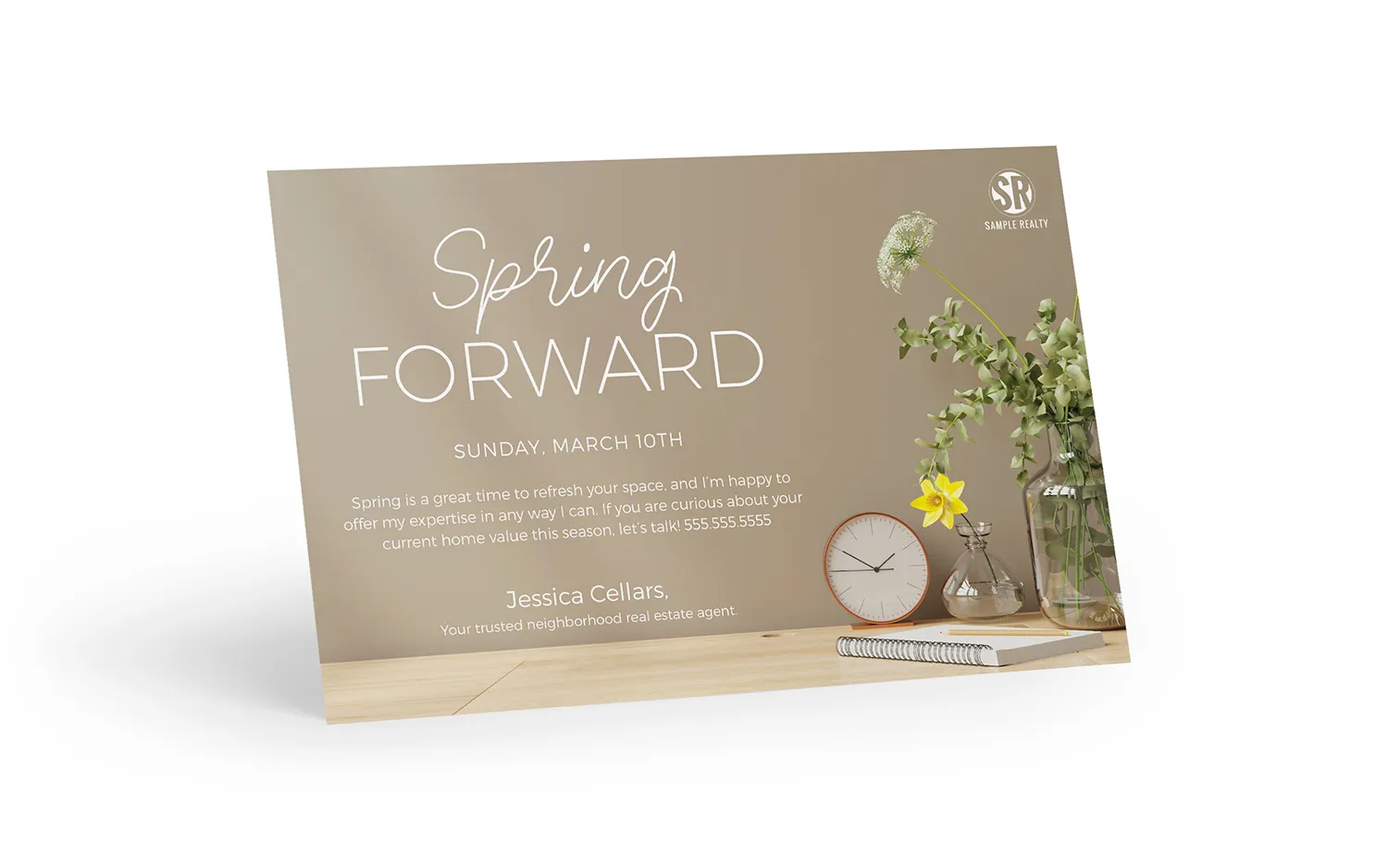 Seasonal Postcard - Spring Forward 2024