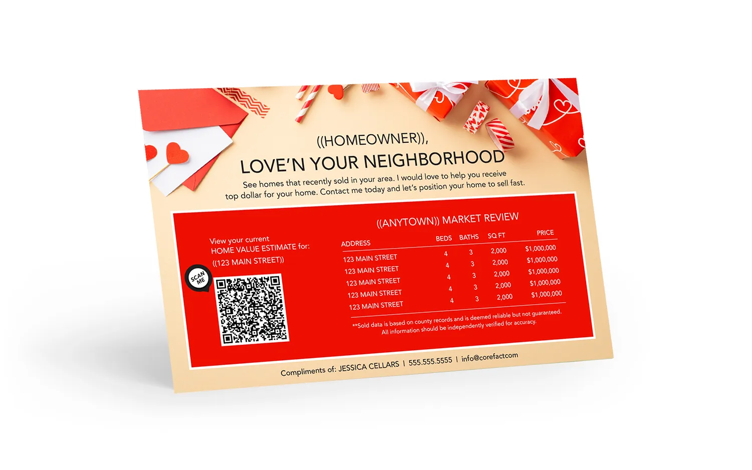 Seasonal Postcard - Market Update - Valentines (Manual)