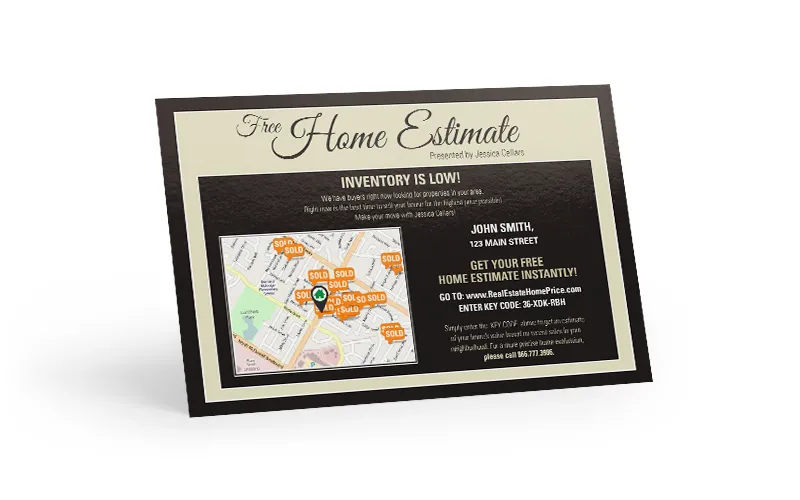 Home Estimate Postcard - Map 06