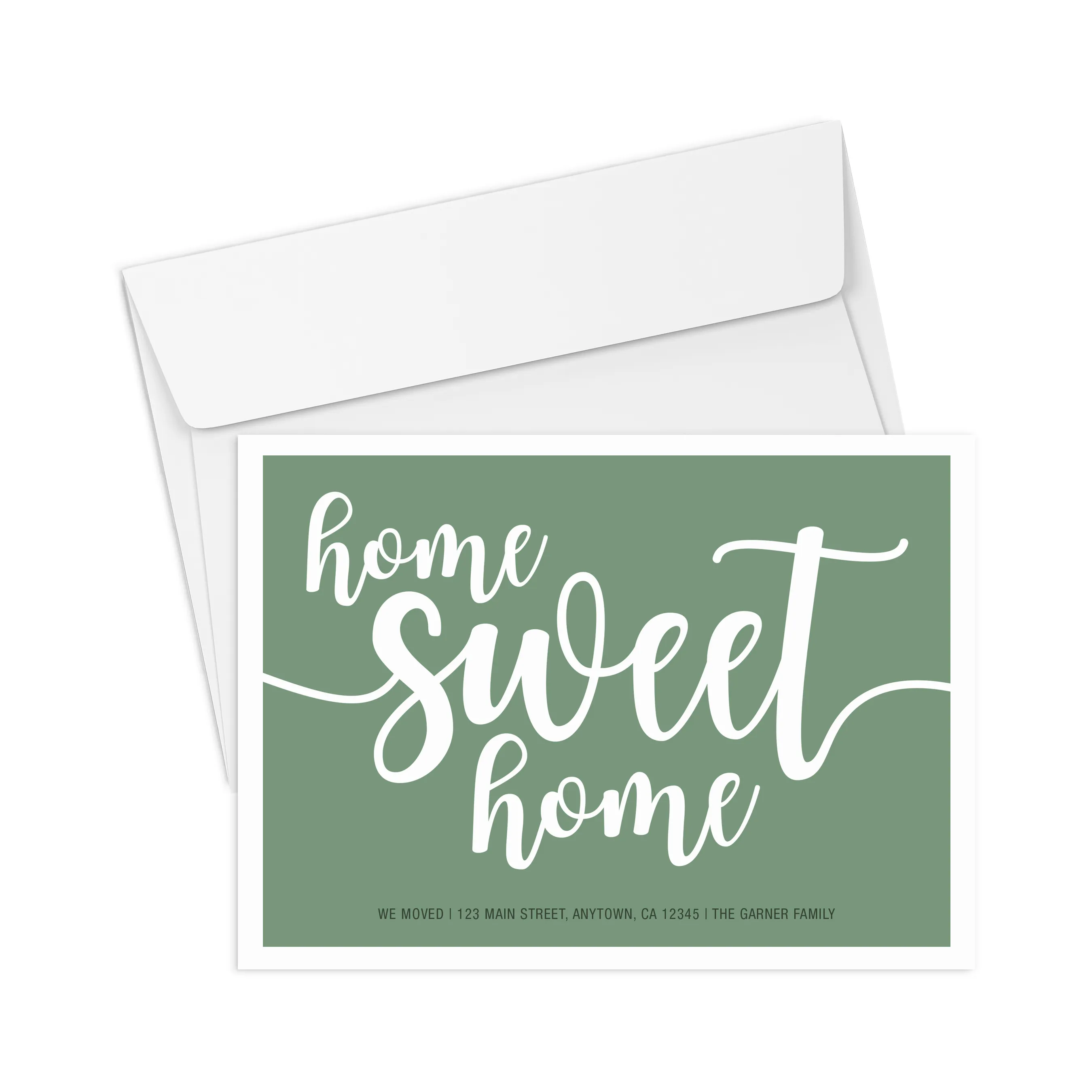 We Moved - Home Sweet Home - Green