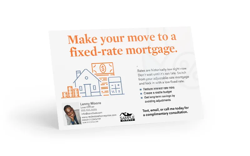 Mortgage Postcard - Fixed Rate