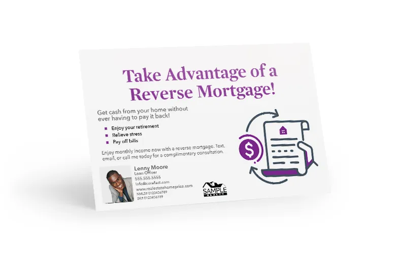 Mortgage Postcard - Reverse Mortgage 01