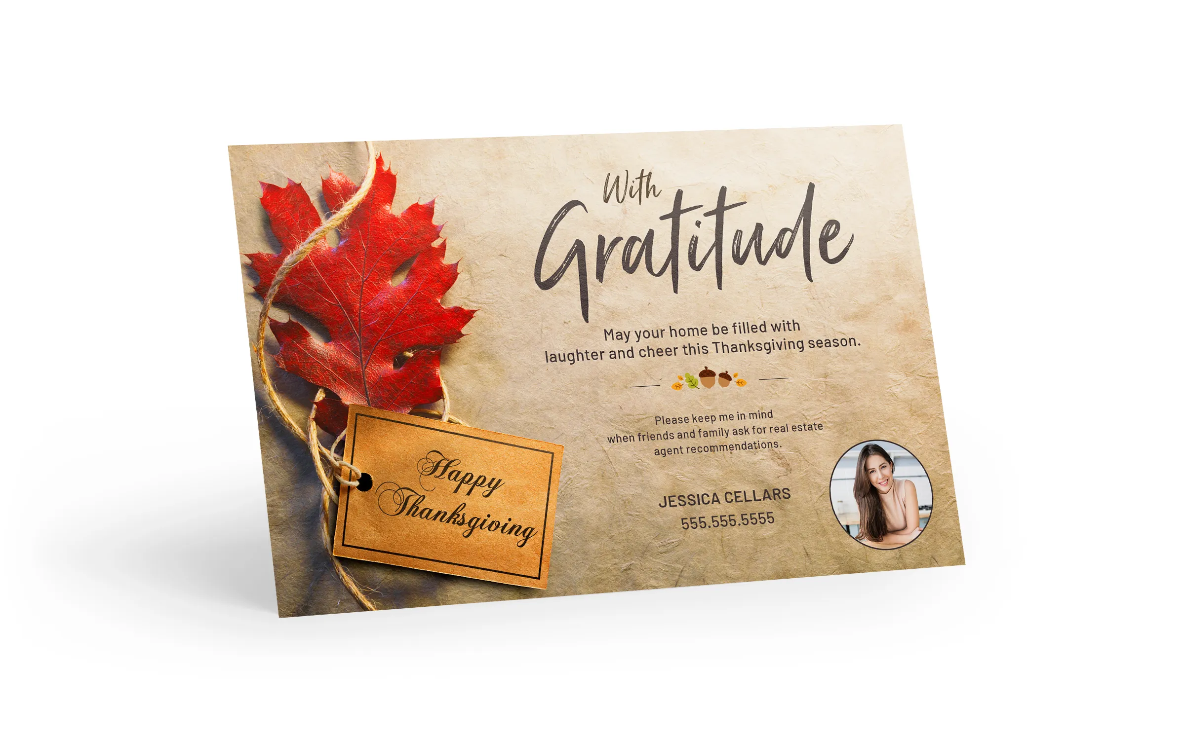 Seasonal Postcard <br>Thanksgiving Gratitude