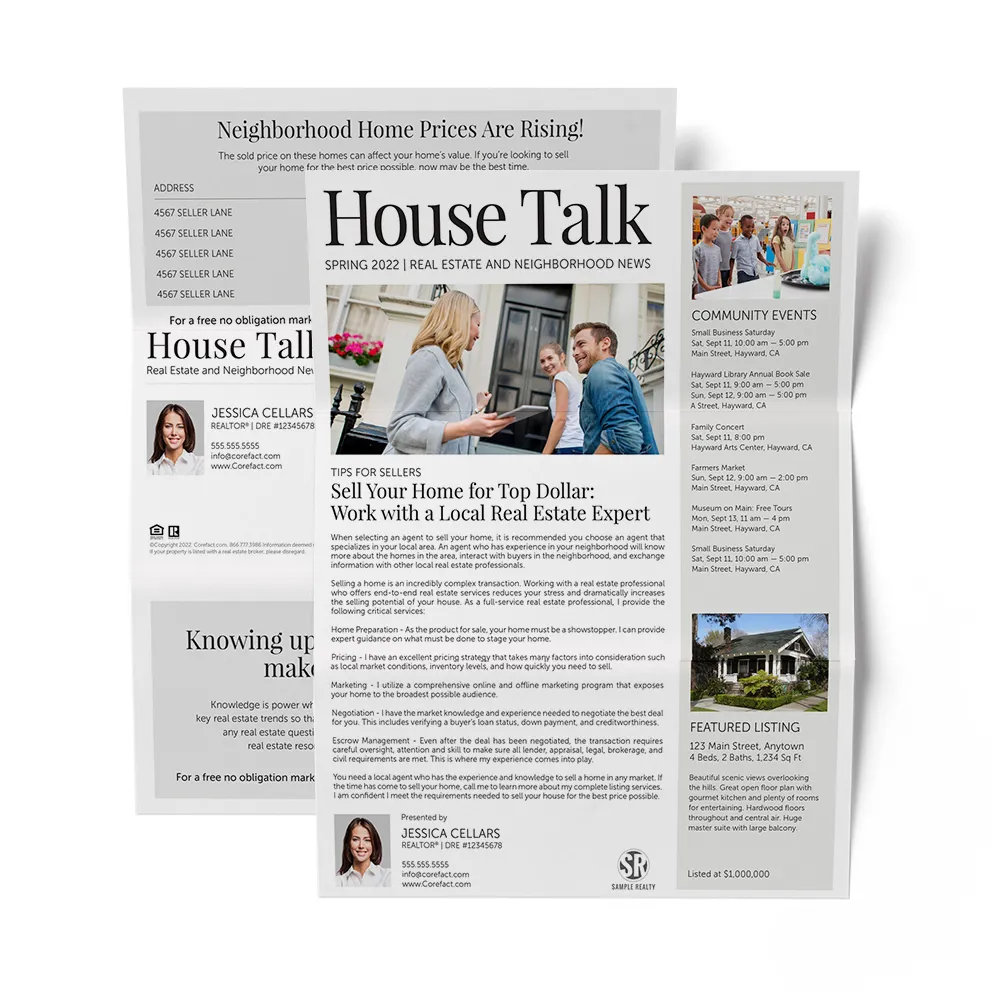 House Talk Newsletter - Trifold - Expert
