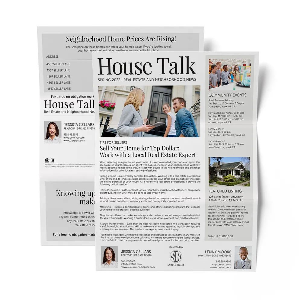House Talk Newsletter - Trifold - Expert (Team)