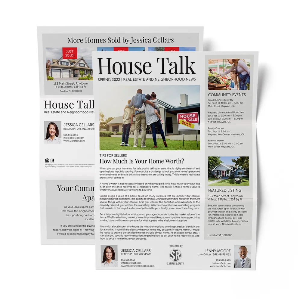 House Talk Newsletter - Trifold - Pricing (Team)