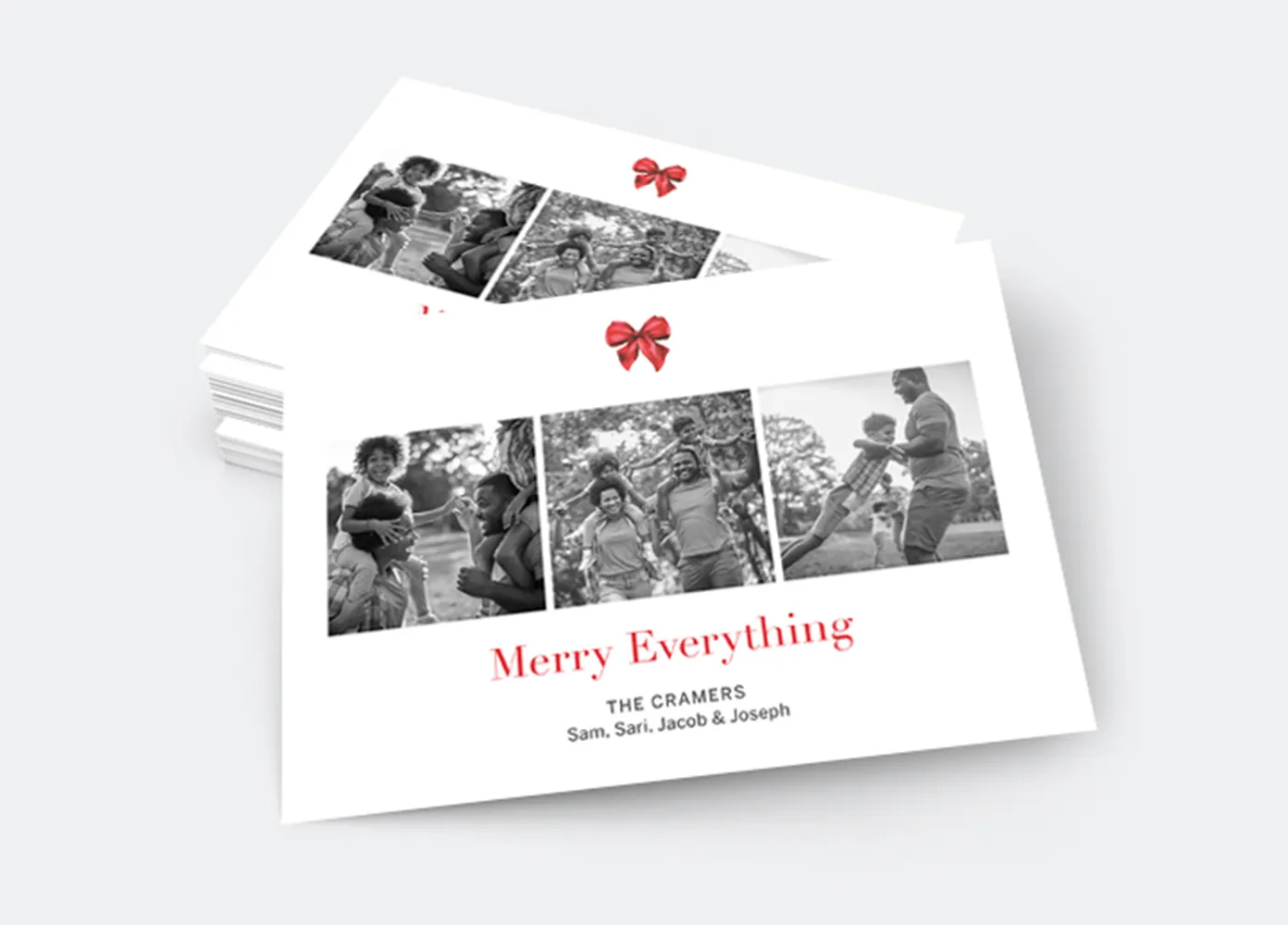 Holiday Photo Card <br> Merry Everything (Print Only)