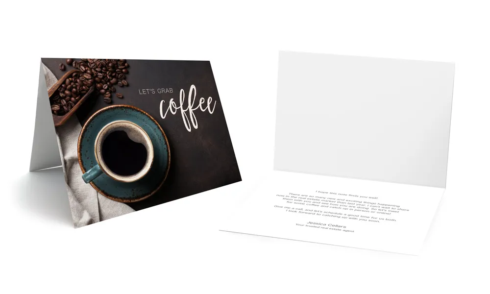 Note Card - Let's Meet For Coffee