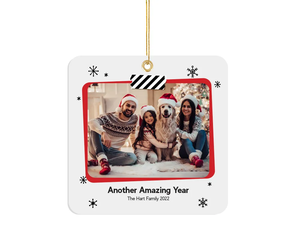 Ornament - Rounded Corners - Amazing Year