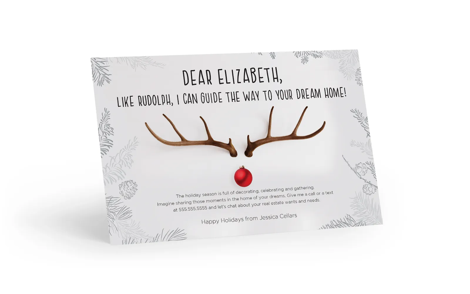 Bright Side Postcard <br> Real Estate Rudolph
