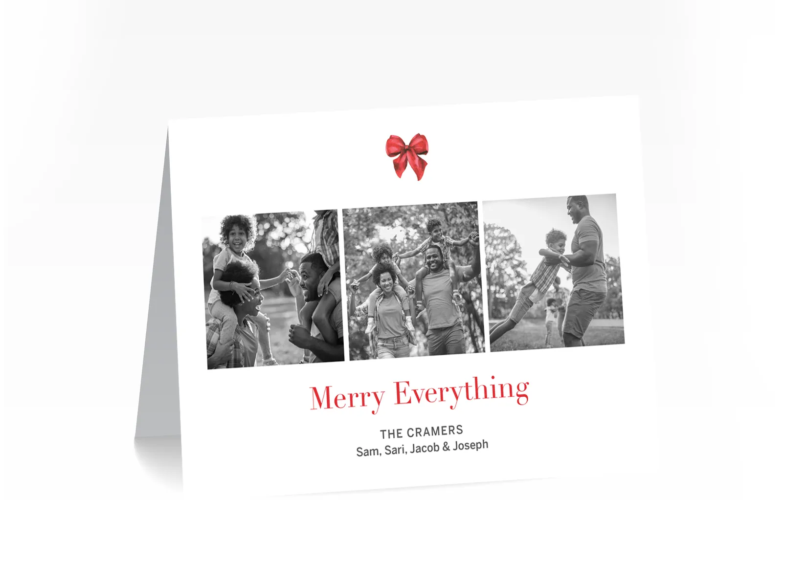 Holiday Photo Note Card - Merry Everything (Print Only)