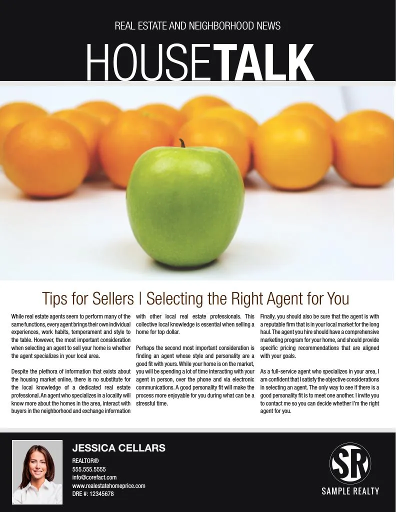 House Talk Newsletter - Trifold - Right Agent (Manual) 